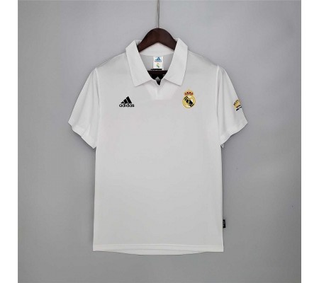 Real Madrid 02/03 Home White Soccer Jersey